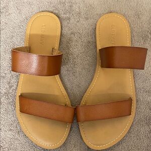 Old Navy Women's Dbl strap Brown Sandals size 6